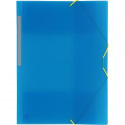 Grafoplas Carpeta de gomas COLORGRAF 3 Solapas Gomas azul