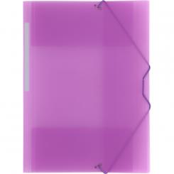 Grafoplás Carpeta de gomas COLORGRAF 3 Solapas Gomas Lavanda Soft