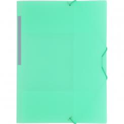 Grafoplás Carpeta de gomas COLORGRAF 3 Solapas Gomas Mint