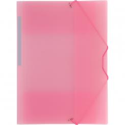 Grafoplás Carpeta de gomas COLORGRAF 3 Solapas Gomas Rosa Soft