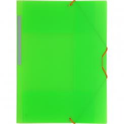 Grafoplas Carpeta de gomas COLORGRAF 3 Solapas Gomas verde