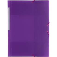 Grafoplas Carpeta de gomas COLORGRAF 3 Solapas Gomas violeta