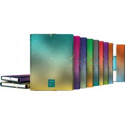 GRAFOPLÁS Carpeta de gomas con 3 Solapas For. Uneq.Metal Surtido
