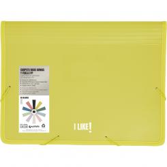 GRAFOPLÁS Carpeta Maxi PP Gomas  Fuelle Like3 Amarillo