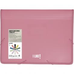 GRAFOPLÁS Carpeta Maxi PP Gomas  Fuelle Like3 Rosa