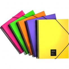 Grafoplas Carpeta de fundas 40F Maxiplasfor. UNEQUAL Fluor Violeta