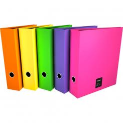 Grafoplas Carpeta de anillas Anillas A4 For.4D40 Uneq.Fluor naranja