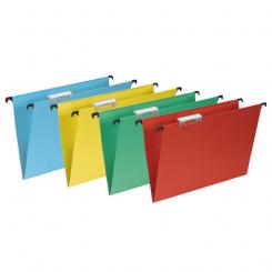 Grafoplas Carpetas Colgantes Visor Superior Corto Folio Prolongado Kraft Lomo V