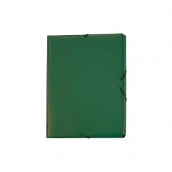 Grafoplas Carpeta de gomas Folio Solapas verde