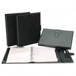 Grafoplas Carpeta de anillas F.Solapas Trab Miniclip 4RED40 Negro
