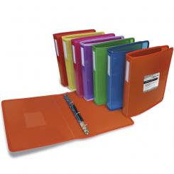 Grafoplas Carpeta de anillas PP 4D25  A4+ Multiline Fucsia
