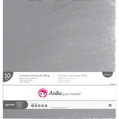 Grafoplas ANITA Y SU MUNDO Cartulina 230G Metal Surtido 12X12
