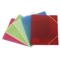 Grafoplas Carpeta de gomas COLORGRAF 3 Solapas A5 Gomas Natural