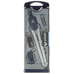 Grafoplas Compás Micrometrico Ajuste Rapido azul