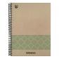 GRAFOPLÁS Cuaderno de espiral For.A4 80H 90G Liso Uninat.Verde