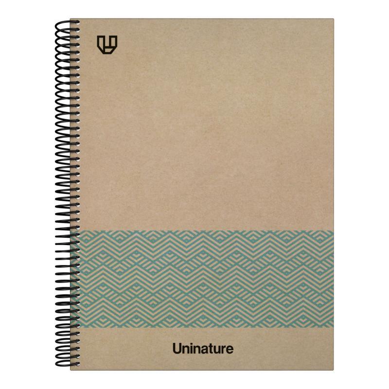 GRAFOPLÁS Cuaderno de espiral For.A4 80H 90G Liso Uninat.Azul