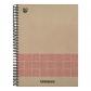 GRAFOPLÁS Cuaderno de espiral For.A4 80H 90G Liso Uninat.Rosa