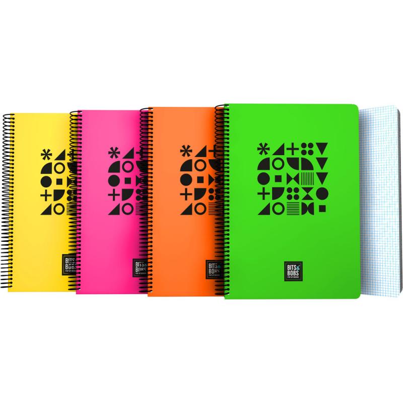 GRAFOPLÁS Cuaderno PP Folio C4 B&B23 Fluor Surtido