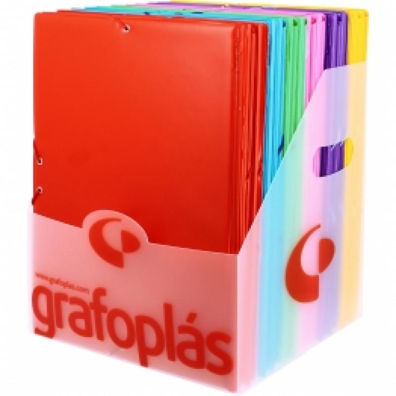 Grafoplas Expositor C/50 Carpetas Solapas Pp Surti