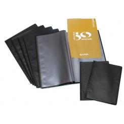 Grafoplas Carpeta con fundas soldadas FLEXIPLAS PVC Cuarto 10 Fundas negro