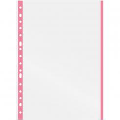 Grafoplás Funda PP Liso Cristal Folio 16T.G.Extra Indic.Rosa