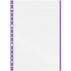 Grafoplás Funda PP Liso Cristal Folio 16T.G.Extra Indic.Violeta