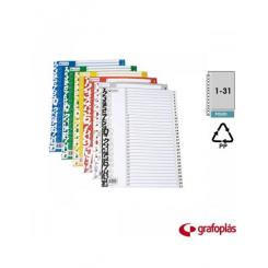 Grafoplas Juegos Numericos Folio Del 1-31 gris