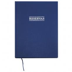 Grafoplas Libro de Reservas A4 Forrado en tela azul marino