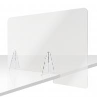 Grafoplas mampara de metacrilato 5mm Sujetamesa 100X75