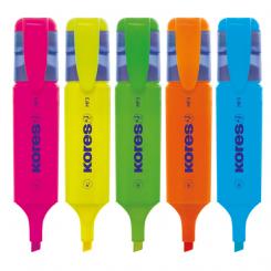 KORES Marcador Fluor azul MF3 Punta Biselada