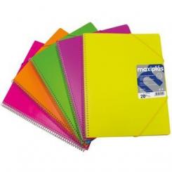 Grafoplas Maxiplas 20 Fundas Fluorgraf verde