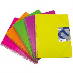 Grafoplas Maxiplas 30 Fundas Fluorgraf rosa