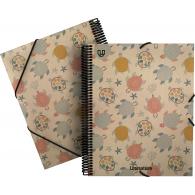 GRAFOPLÁS Maxiplas Carpeta de Fundas For.40F A4 Uninature Tortugas