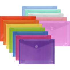 Grafoplás Pack 10 Sobres PP   Multiline Fº Plus azul claro