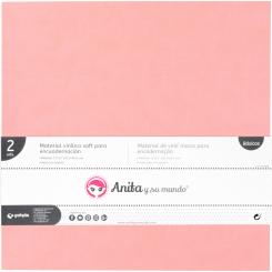 Grafoplas Pack 2  Material Vinil Soft Encuadernar Rosa