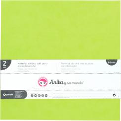 Grafoplas Pack 2  Material Vinil Soft Encuadernar Verde Claro