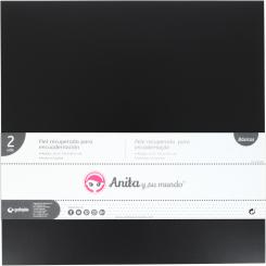 Grafoplas Pack 2  Piel Recuperada Encuadernac.Negro