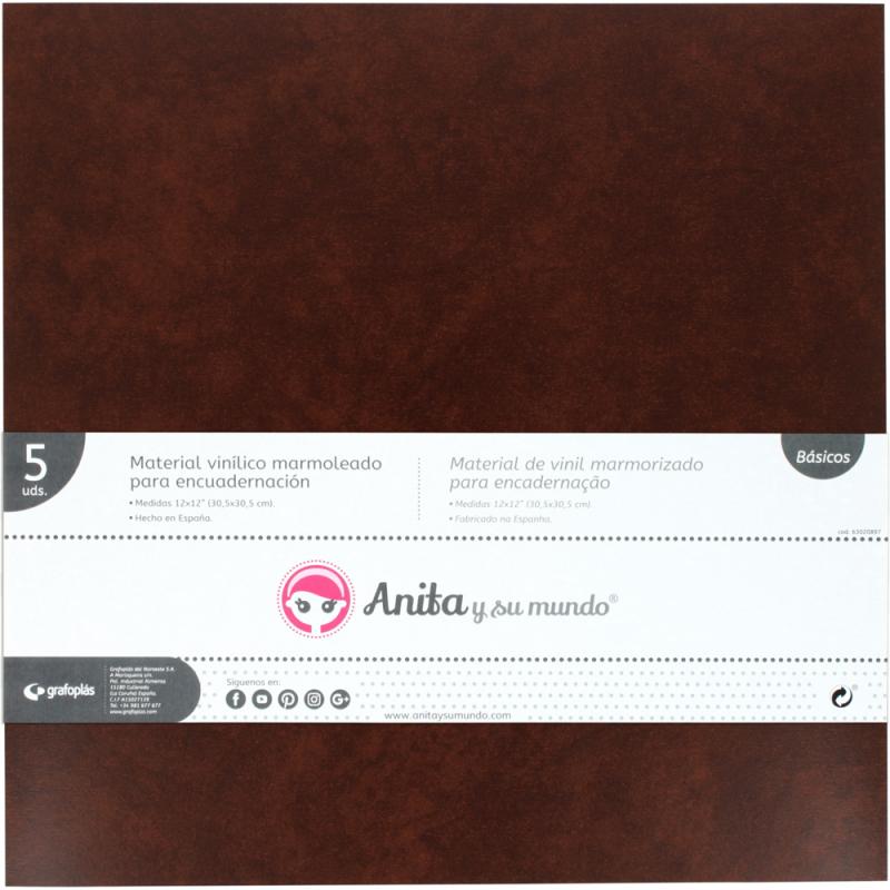 grafoplas-pack-5-material-vinil-marmol-encuadernar-marron