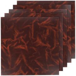 Grafoplas Pack 5  Material Vinil Marmol Encuadernar Marron.Gris