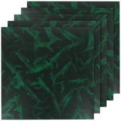 Grafoplas Pack 5  Material Vinil Marmol Encuadernar Verde Gris