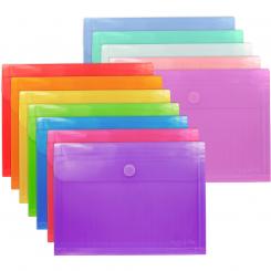 Grafoplás Pack 5 sobre PP Multiline Folio plus Fuelle Azul claro
