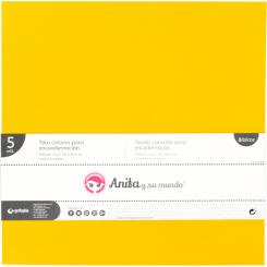 Grafoplas Pack 5 Telas Color  encuadernación Amarillo