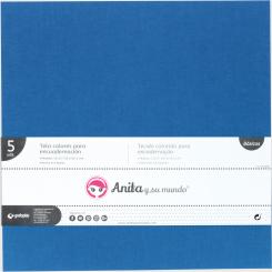 Grafoplas Pack 5 Telas Color  encuadernación Azulon