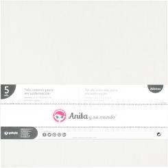 Grafoplas Pack 5 Telas Color  encuadernación Blanco