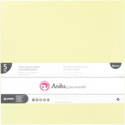 Grafoplas Pack 5 Telas Color  Encuaderna.Vainilla