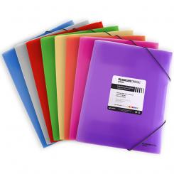 Grafoplas Pack6 Carpetas Gomas Folio PP Blackline Violeta