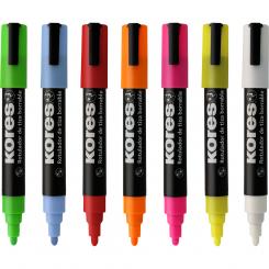 KORES Pack6 Rotulador Tiza Liq.Rt1 P.Conic Sur