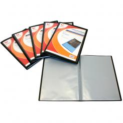 Grafoplas carpeta con fundas Poliplas 20 Fundas Personalizable negro