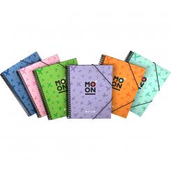 Grafoplas Carpeta con fundas soldadas Poliplas 30F A4  Moon Surtido