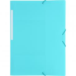 Grafoplás Polygraf 3 Solapas-Gomas Azul Claro
